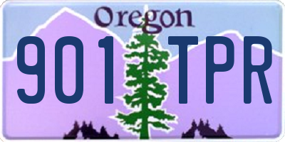 OR license plate 901TPR