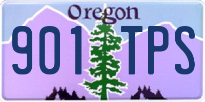 OR license plate 901TPS