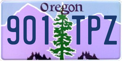 OR license plate 901TPZ