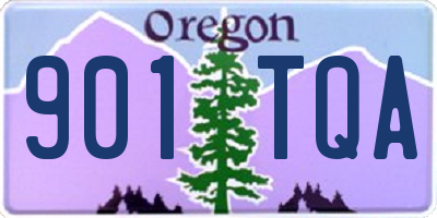 OR license plate 901TQA