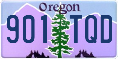 OR license plate 901TQD
