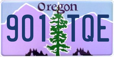 OR license plate 901TQE
