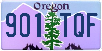 OR license plate 901TQF