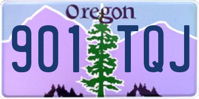 OR license plate 901TQJ