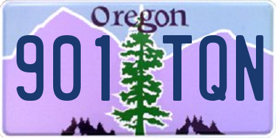 OR license plate 901TQN