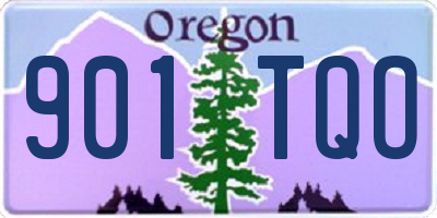 OR license plate 901TQO