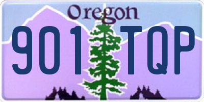 OR license plate 901TQP