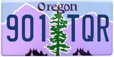 OR license plate 901TQR