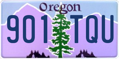 OR license plate 901TQU