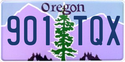 OR license plate 901TQX