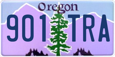 OR license plate 901TRA