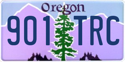 OR license plate 901TRC