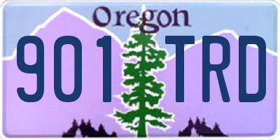 OR license plate 901TRD