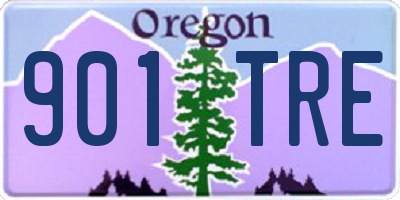 OR license plate 901TRE