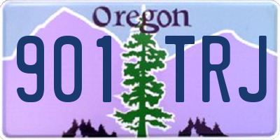 OR license plate 901TRJ
