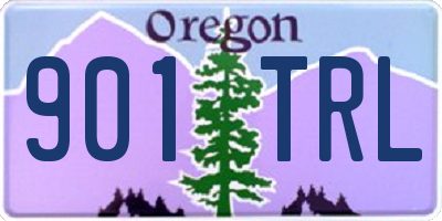 OR license plate 901TRL
