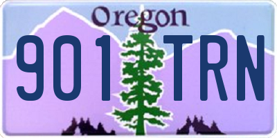 OR license plate 901TRN