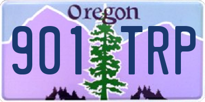 OR license plate 901TRP