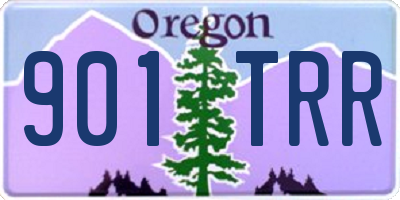OR license plate 901TRR