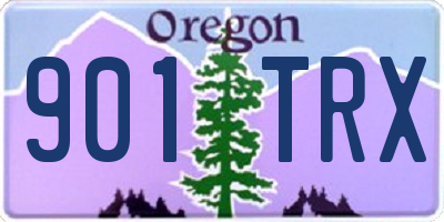 OR license plate 901TRX