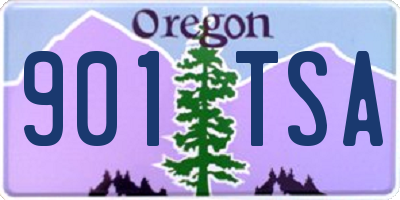 OR license plate 901TSA
