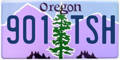 OR license plate 901TSH