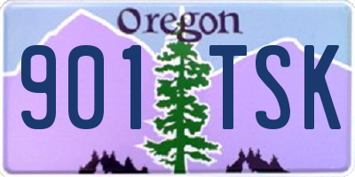 OR license plate 901TSK