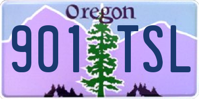 OR license plate 901TSL