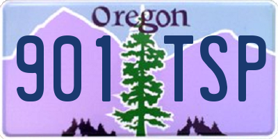 OR license plate 901TSP