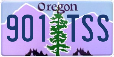OR license plate 901TSS