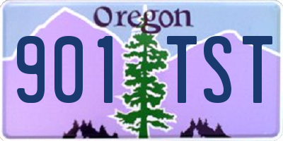 OR license plate 901TST