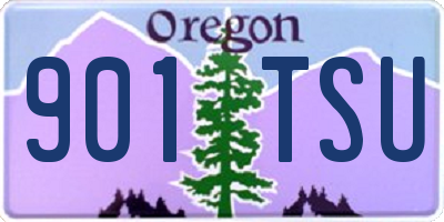 OR license plate 901TSU
