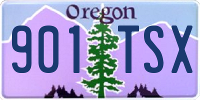 OR license plate 901TSX