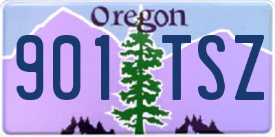 OR license plate 901TSZ