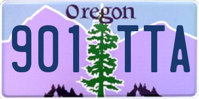OR license plate 901TTA