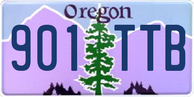 OR license plate 901TTB