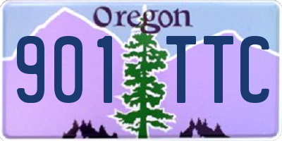 OR license plate 901TTC