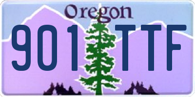 OR license plate 901TTF