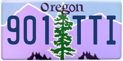 OR license plate 901TTI