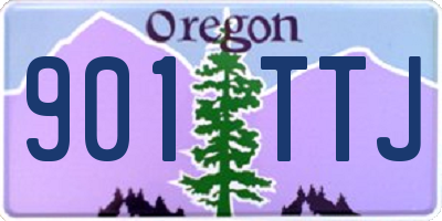 OR license plate 901TTJ