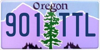OR license plate 901TTL
