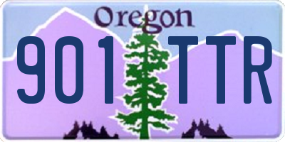 OR license plate 901TTR
