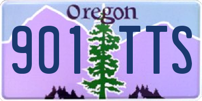 OR license plate 901TTS