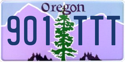 OR license plate 901TTT