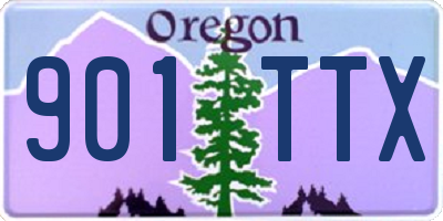 OR license plate 901TTX