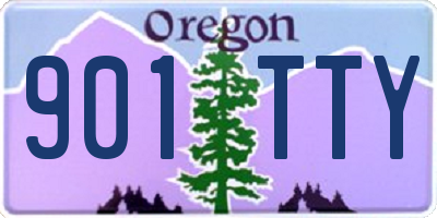 OR license plate 901TTY