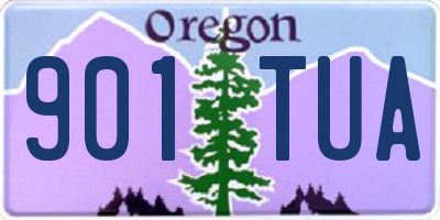OR license plate 901TUA
