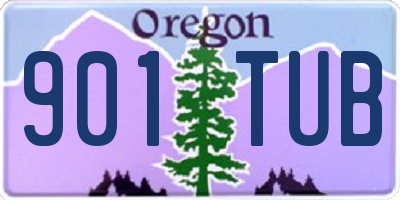 OR license plate 901TUB