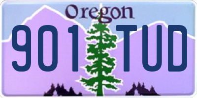 OR license plate 901TUD