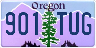 OR license plate 901TUG